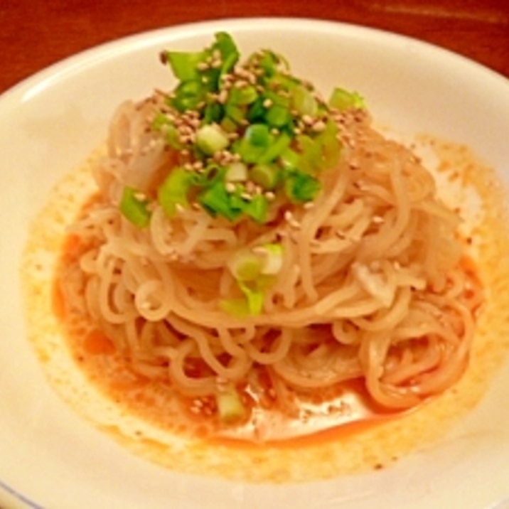 混ぜるだけの簡単濃厚タレで☆つけ麺